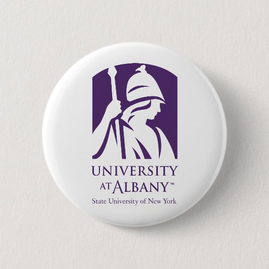 Universität Albany - Iconic-Logo Button (Vorderseite)