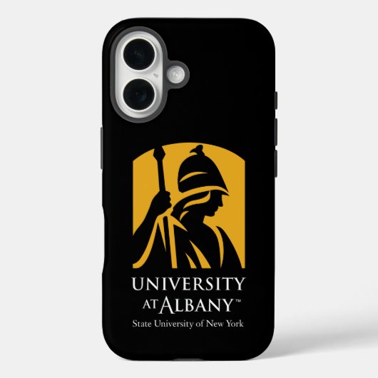 Universität Albany - Iconic-Logo Case-Mate iPhone Hülle (Rückseite)