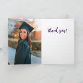 Universität Albany - Iconic-Logo Dankeskarte (Innenseite)