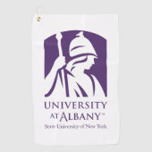 Universität Albany - Iconic-Logo Golfhandtuch (Vorderseite)