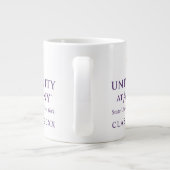 Universität Albany - Iconic-Logo Jumbo-Tasse (Rückseite)