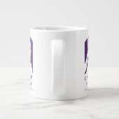 Universität Albany - Iconic-Logo Jumbo-Tasse (Rückseite)