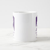 Universität Albany - Iconic-Logo Jumbo-Tasse (Vorderseite)