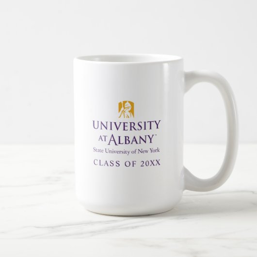 Universität Albany - Iconic-Logo Kaffeetasse (Rechts)