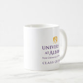 Universität Albany - Iconic-Logo Kaffeetasse (VorderseiteRechts)