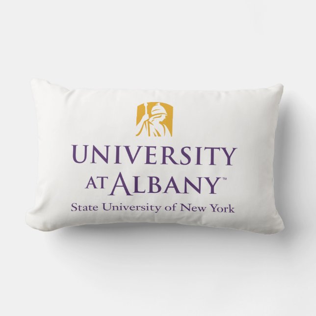 Universität Albany - Iconic-Logo Lendenkissen (Vorderseite)