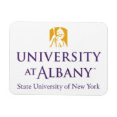Universität Albany - Iconic-Logo Magnet (Horizontal)