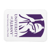 Universität Albany - Iconic-Logo Magnet (Horizontal)