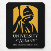 Universität Albany - Iconic-Logo Mousepad (Vorne)