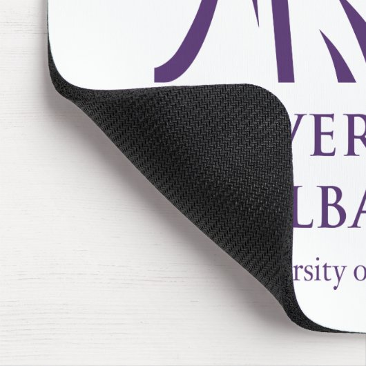 Universität Albany - Iconic-Logo Mousepad (Ecke)