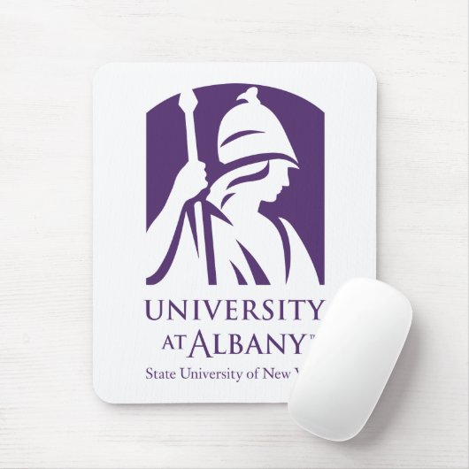 Universität Albany - Iconic-Logo Mousepad (Mit Mouse)