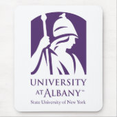 Universität Albany - Iconic-Logo Mousepad (Vorne)