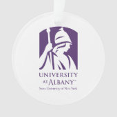 Universität Albany - Iconic-Logo Ornament (Vorderseite)