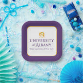 Universität Albany - Iconic-Logo Pappteller (Party)