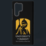 Universität Albany - Iconic-Logo Samsung Galaxy Hülle<br><div class="desc">Dieses ikonische Logo repräsentiert die University at Albany, Staat University of New York (SUNY). Das Design zeichnet sich durch eine klassische Silhouette von Minerva aus, der römischen Göttin der Weisheit und Strategie, die einen Mitarbeiter hält, die Führung und Wissen symbolisiert. Die Figur wird in der lila Unterschrift von UAlbany wiedergegeben...</div>