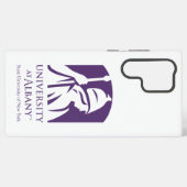Universität Albany - Iconic-Logo Samsung Galaxy Hülle (Rückseite (Horizontal))