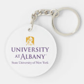 Universität Albany - Iconic-Logo Schlüsselanhänger (Rückseite)
