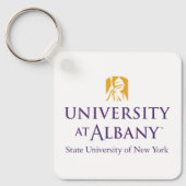 Universität Albany - Iconic-Logo Schlüsselanhänger (Vorderseite)