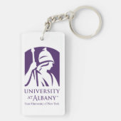 Universität Albany - Iconic-Logo Schlüsselanhänger (Rückseite)