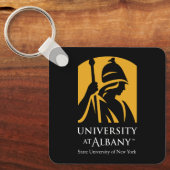 Universität Albany - Iconic-Logo Schlüsselanhänger (Vorderseite)