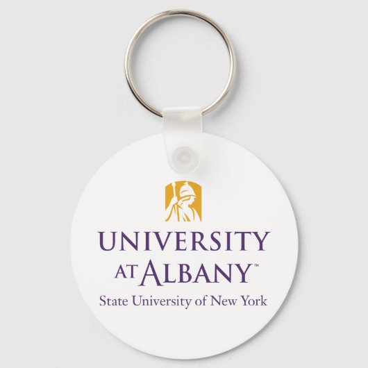Universität Albany - Iconic-Logo Schlüsselanhänger (Vorderseite)