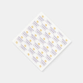 Universität Albany - Iconic-Logo Serviette (Ecke)