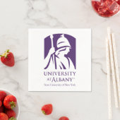 Universität Albany - Iconic-Logo Serviette (Beispiel)
