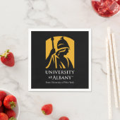 Universität Albany - Iconic-Logo Serviette (Beispiel)