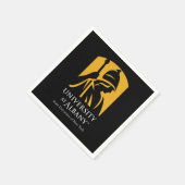 Universität Albany - Iconic-Logo Serviette (Ecke)