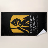 Universität Albany - Iconic-Logo Strandtuch (Vorderseite)