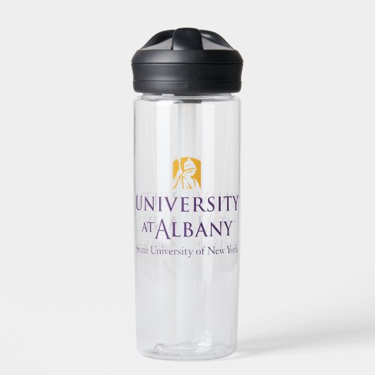 Universität Albany - Iconic-Logo Trinkflasche (Vorderseite)