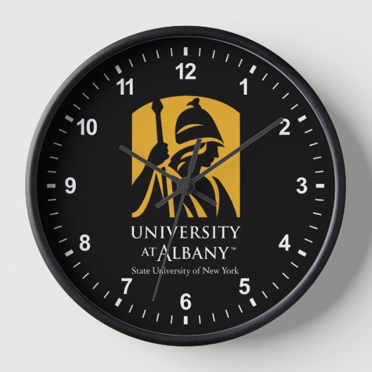 Universität Albany - Iconic-Logo Uhr (Vorderseite)