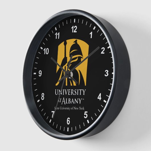 Universität Albany - Iconic-Logo Uhr (Winkel)