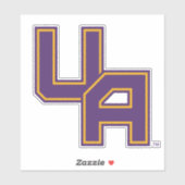 Universität Albany - Initials-Logo Aufkleber (Blatt)