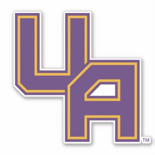 Universität Albany - Initials-Logo Aufkleber (Vorderseite)