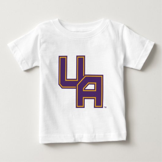 Universität Albany - Initials-Logo Baby T-shirt (Vorderseite)