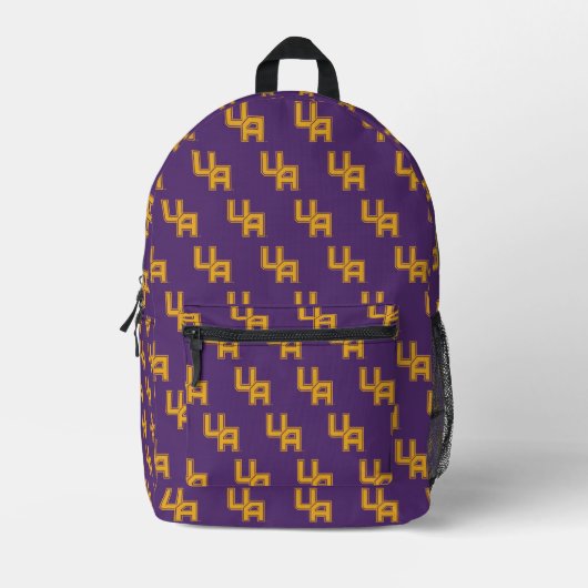 Universität Albany - Initials-Logo Bedruckter Rucksack (Vorderseite)