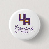 Universität Albany - Initials-Logo Button (Vorderseite)