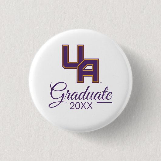 Universität Albany - Initials-Logo Button (Vorderseite)