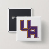 Universität Albany - Initials-Logo Button (Vorne & Hinten)