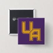 Universität Albany - Initials-Logo Button (Vorne & Hinten)