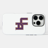 Universität Albany - Initials-Logo Case-Mate iPhone Hülle (Rückseite (Horizontal))