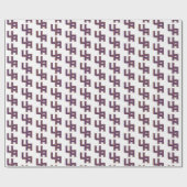 Universität Albany - Initials-Logo Geschenkpapier (Flach)