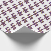 Universität Albany - Initials-Logo Geschenkpapier (Ecke)