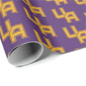 Universität Albany - Initials-Logo Geschenkpapier (Rolleneckpunkt)