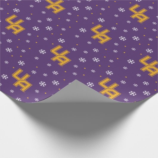 Universität Albany - Initials-Logo Geschenkpapier (Ecke)