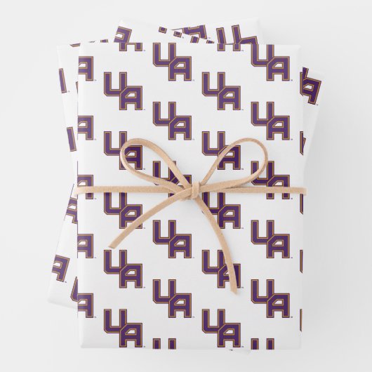 Universität Albany - Initials-Logo Geschenkpapier Set (Beispiel)