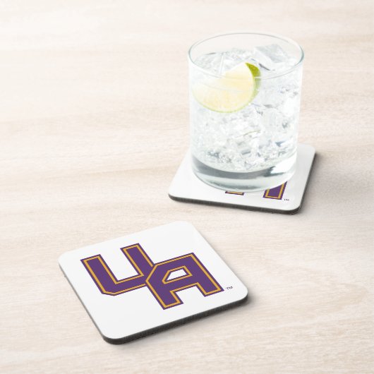 Universität Albany - Initials-Logo Getränkeuntersetzer (Rechte Seite)