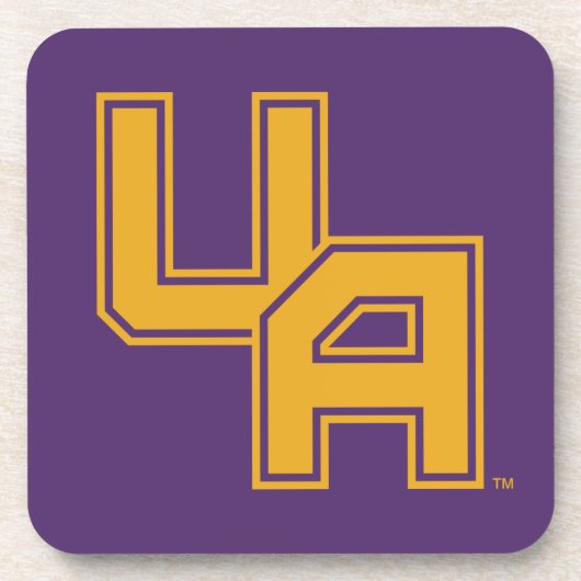 Universität Albany - Initials-Logo Getränkeuntersetzer (Vorderseite)