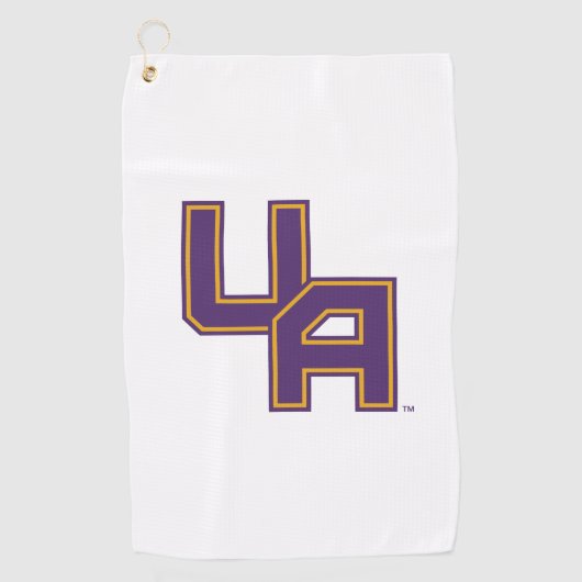 Universität Albany - Initials-Logo Golfhandtuch (Vorderseite)